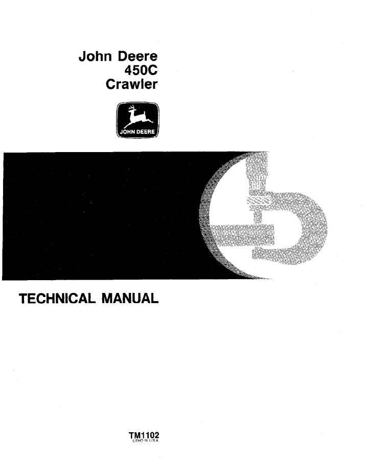 John Deere 450C Crawler Technical Service Repair Manual TM1102