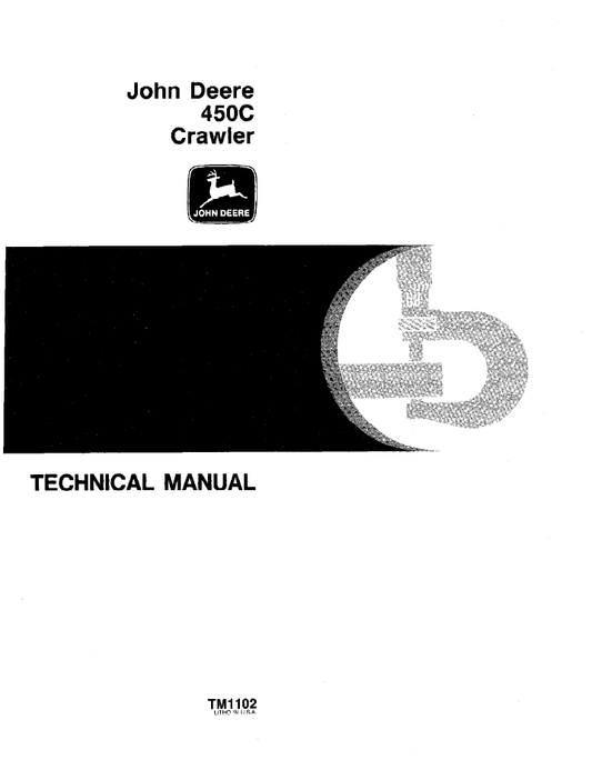 John Deere 450C Crawler Technical Service Repair Manual TM1102