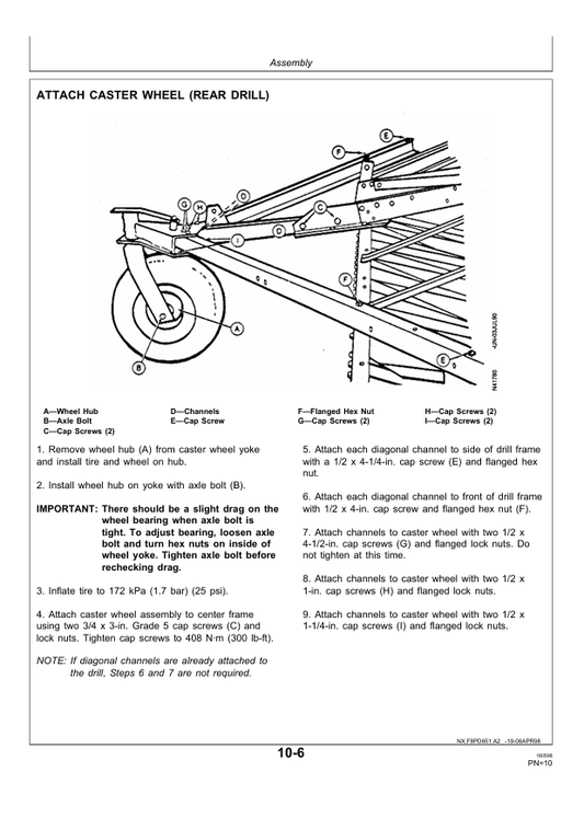 John Deere 450 Series Hydraulic Folding Hitch Setup & Pre-Delivery Guide – PDIN200651