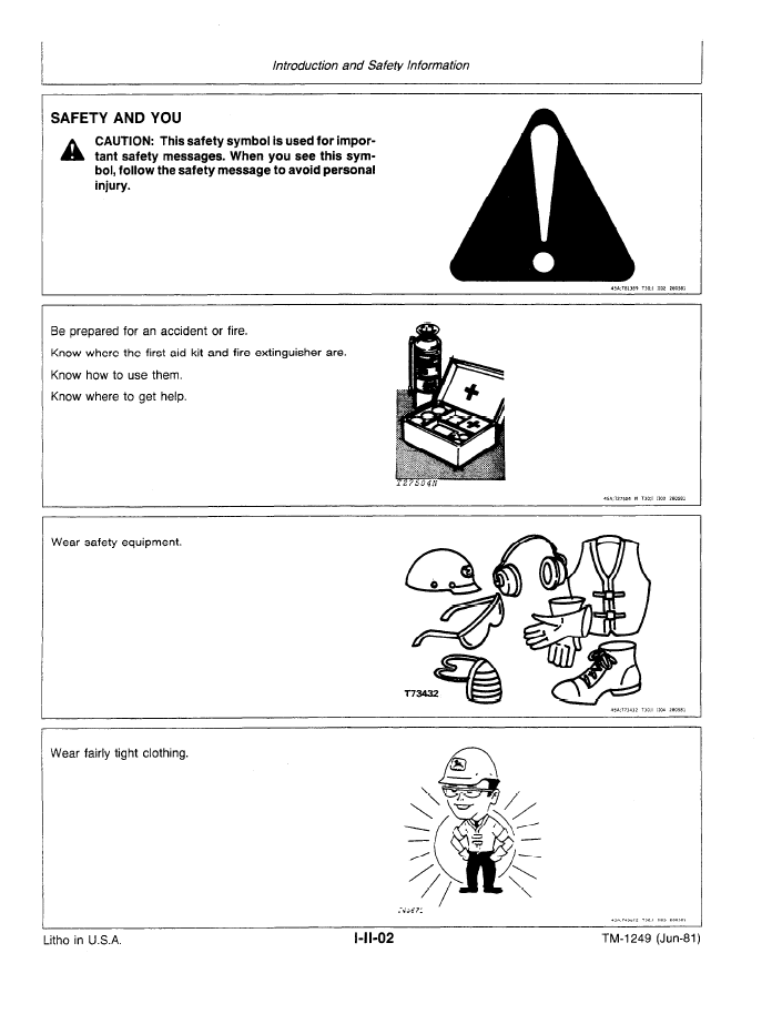 John Deere 480C Forklift Repair & Maintenance Manual TM1249