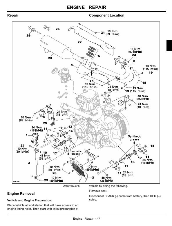 John Deere 500-650 Series ATV Repair & Workshop Manual TM2160