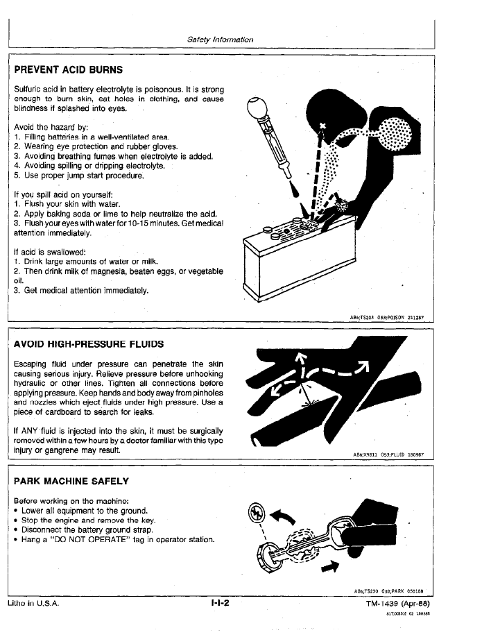 John Deere 540D 548D Grapple Skidder Operation Test Manual TM1439