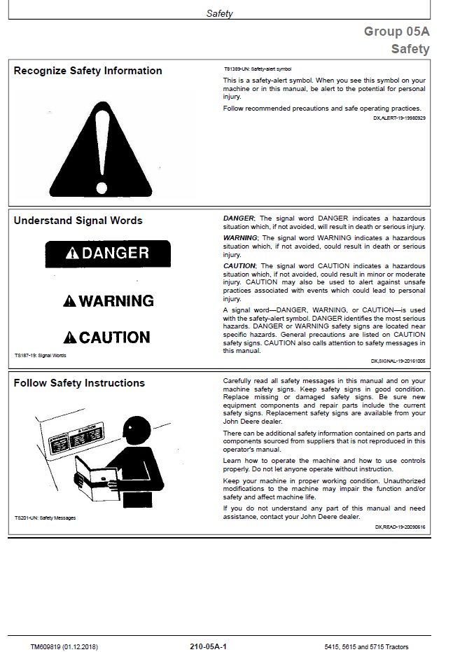 John Deere 5415–5715 Tractor Manual | Complete Diagnostic Service Guide
