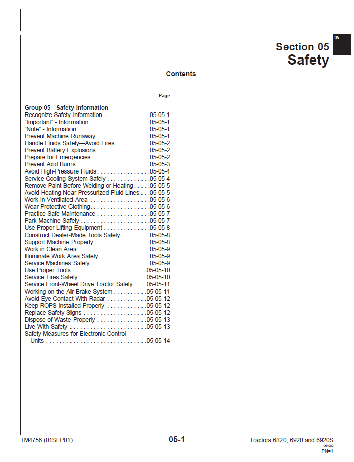 John Deere 6000 Series 6820–6920S Complete Repair Manual Download Guide
