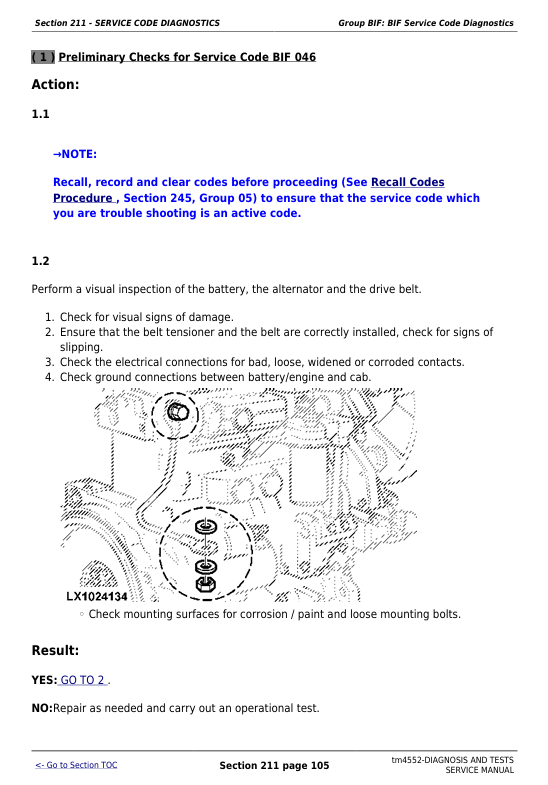 John Deere 6000 Series SE Tractor Diagnostic Repair Manual TM4552 PDF