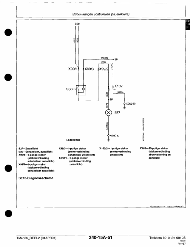 John Deere 6010 TM / 6910S SE Tractor Service & Repair Manual TM4556-2