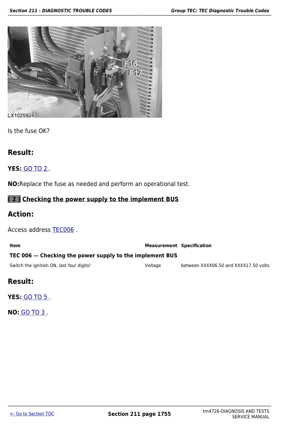 John Deere 6020, 6120, 6420 & 6920 Series Tractor Repair Manual TM4726