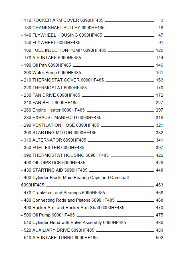 John Deere 6090 PowerTech Engine Operator Manual PC9439 PDF Guide