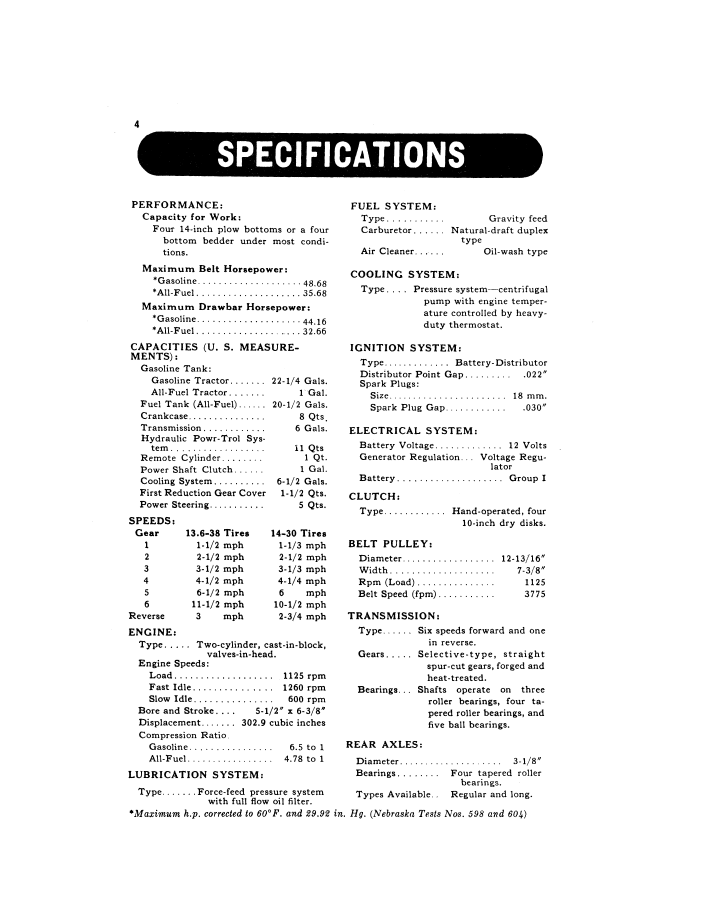 John Deere 630 Tractor OMR20718: General Purpose & Standard Manual