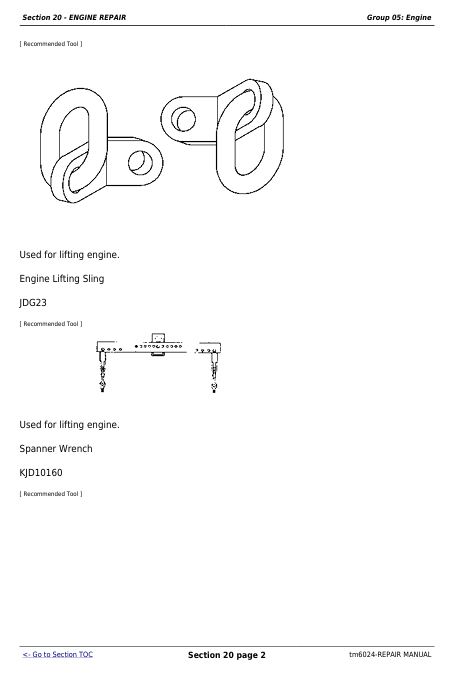 John Deere 6403/6603 Tractor Technical Service Manual TM6024