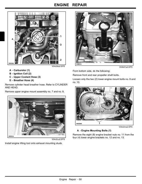 John Deere 650EX 650EXT Utility ATV Service Manual Download TM2160