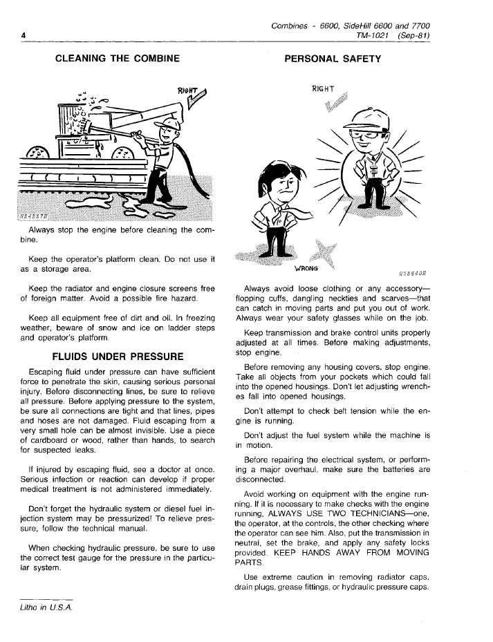 John Deere 6600–7700 Combine Complete Service Manual Download Guide