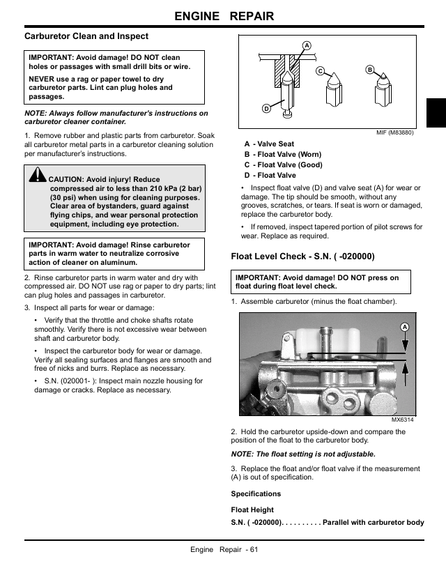 John Deere 717A 727A Z-Trak Repair & Maintenance Manual TM2139