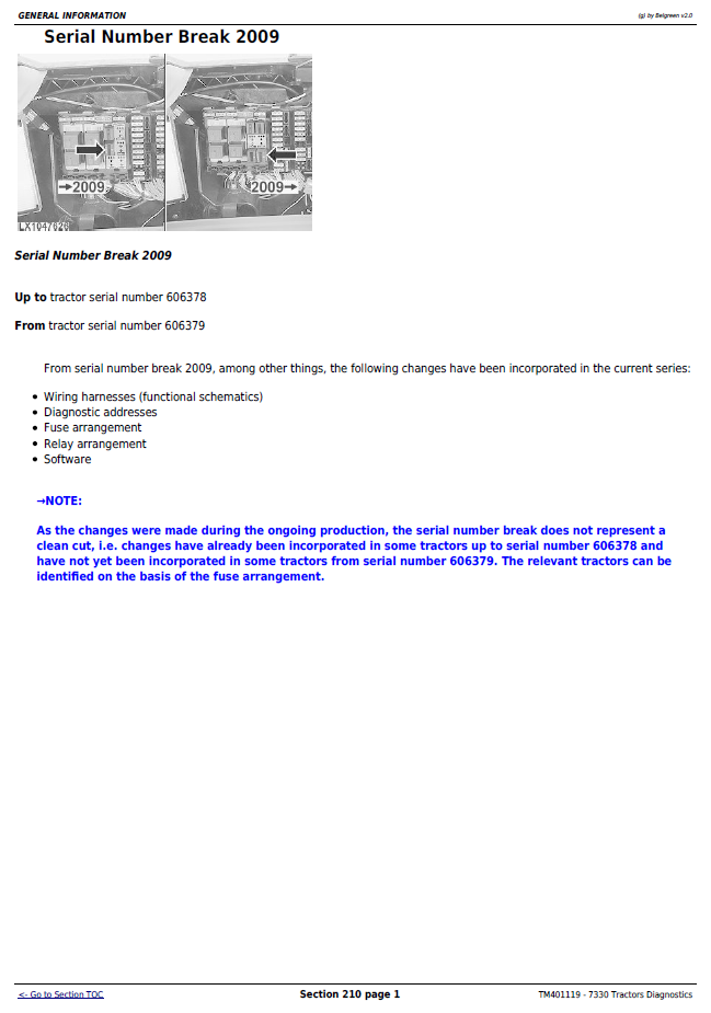 John Deere 7330 Tractor Manual | Complete Diagnostic & Service Guide