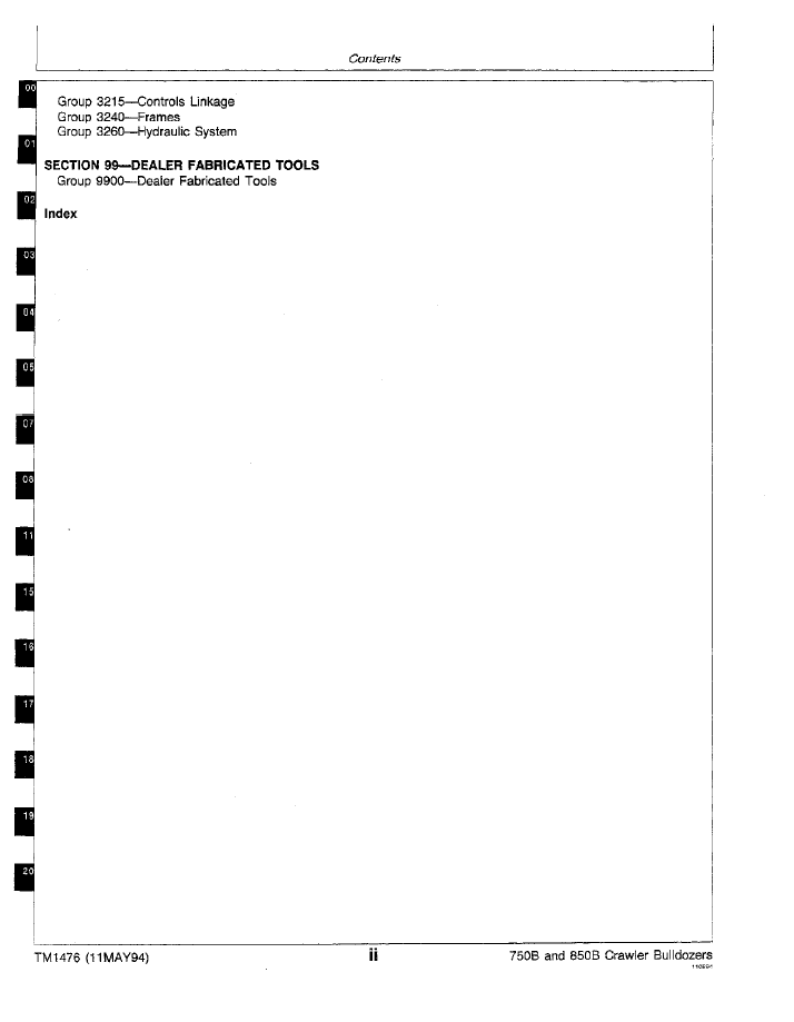 John Deere 750B 850B Crawler Bulldozer Service Repair Manual