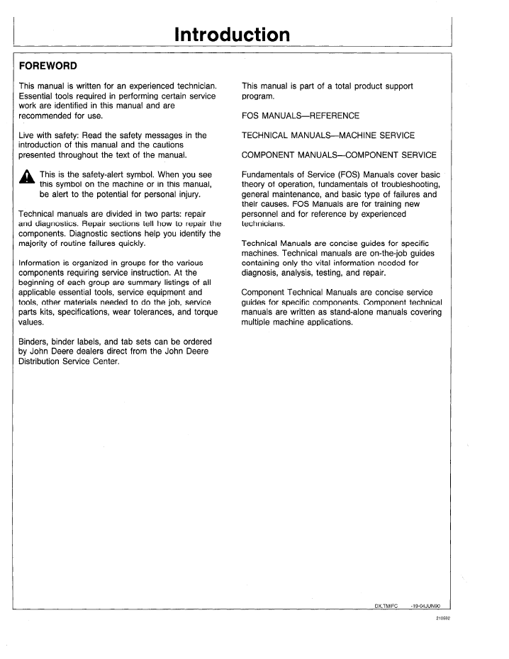 John Deere 750B 850B Crawler Dozer Operation Test Manual TM1332