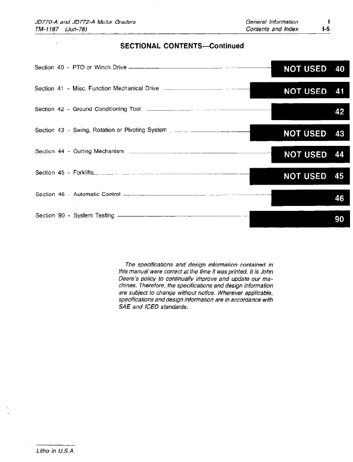 John Deere 770A 770AH 772A 772AH Motor Grader Repair Guide