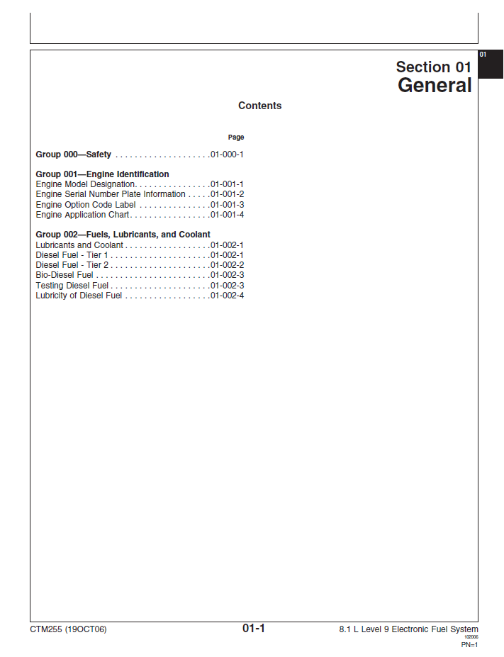 John Deere 8.1L Denso HPCR Engine Fuel System Manual CTM255