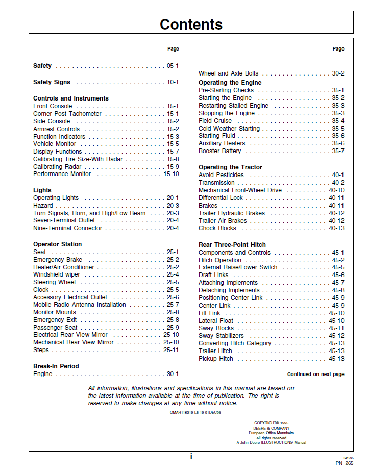 John Deere 8100, 8200, 8300 & 8400 Tractor Manual – Complete Guide