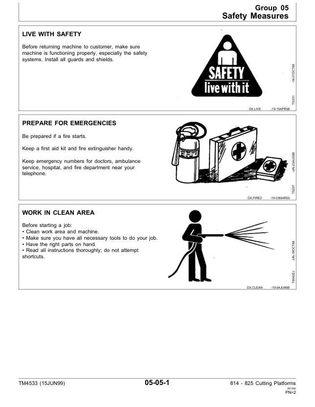 John Deere 814, 816, 818, 820, 822 & 825 Service Manual TM4533