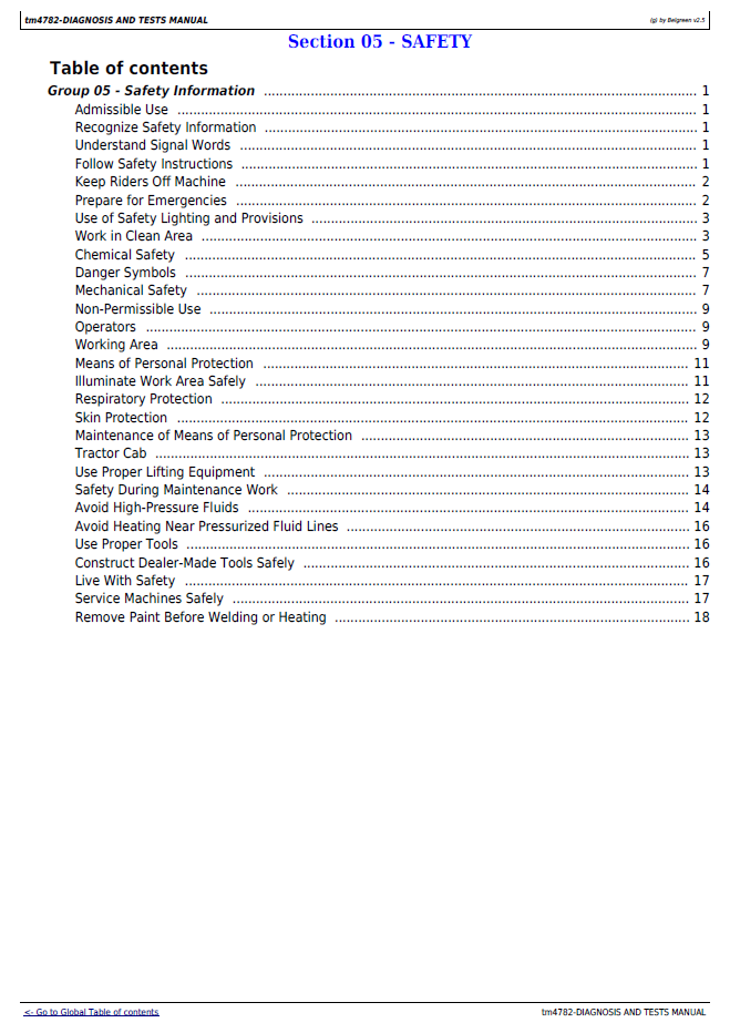 John Deere 824 832 840 Trailed Sprayer Service Test Manual TM4782