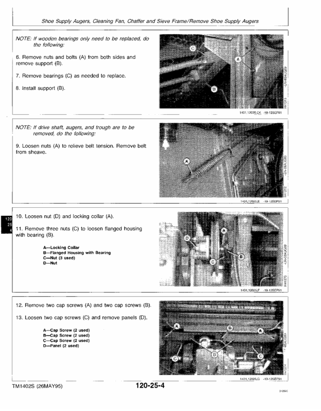 John Deere 9400-9600 Maximizer Combine Workshop Manual and Troubleshooting Guide