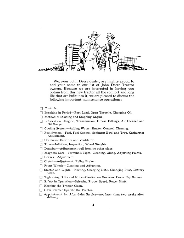 John Deere AR-AO Tractor Operator Manual PDF Download OMR2003