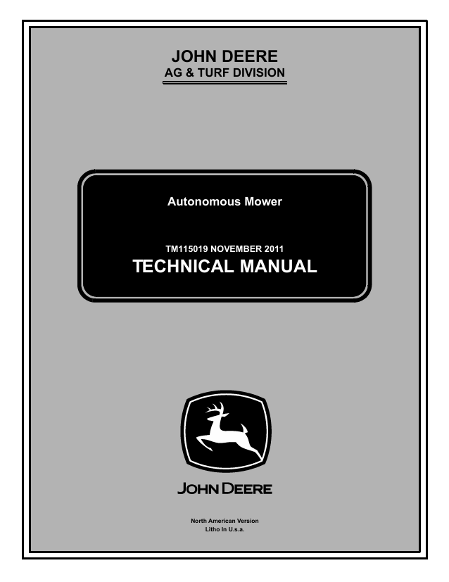 John Deere Autonomous Mower Technical Manual TM115019