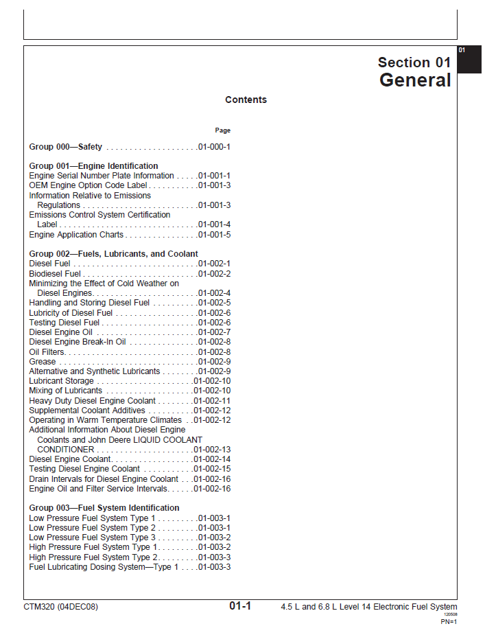 John Deere CTM320 Denso HPCR Fuel System Technical Manual for PowerTech Plus Engines