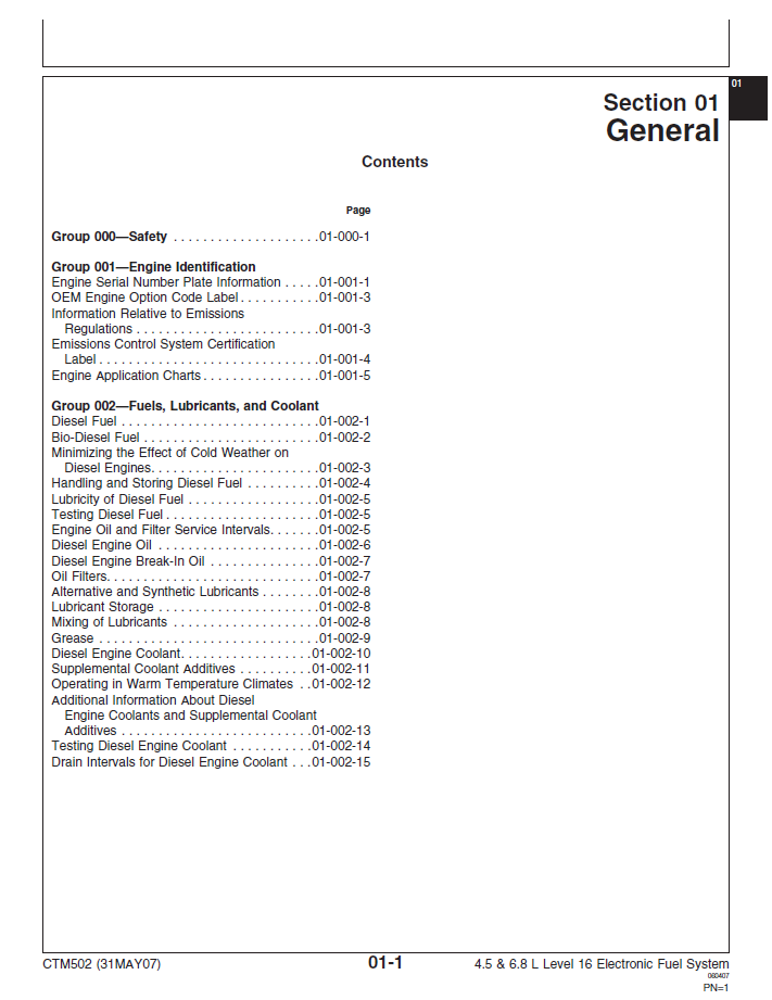 John Deere CTM502 Denso HPCR Fuel System Service Manual for PowerTech E Engines