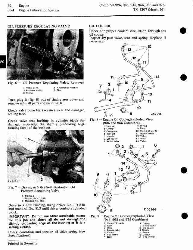 John Deere Combine TM4307 Maintenance and Repair Manual Guide