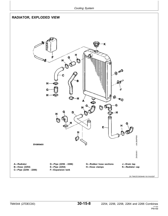 John Deere Combine TM4544 Service & Repair Manual (Standard & Hillmaster)