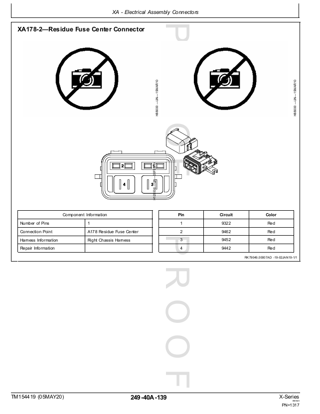 John Deere Combine X Series Maintenance Manual PDF Guide