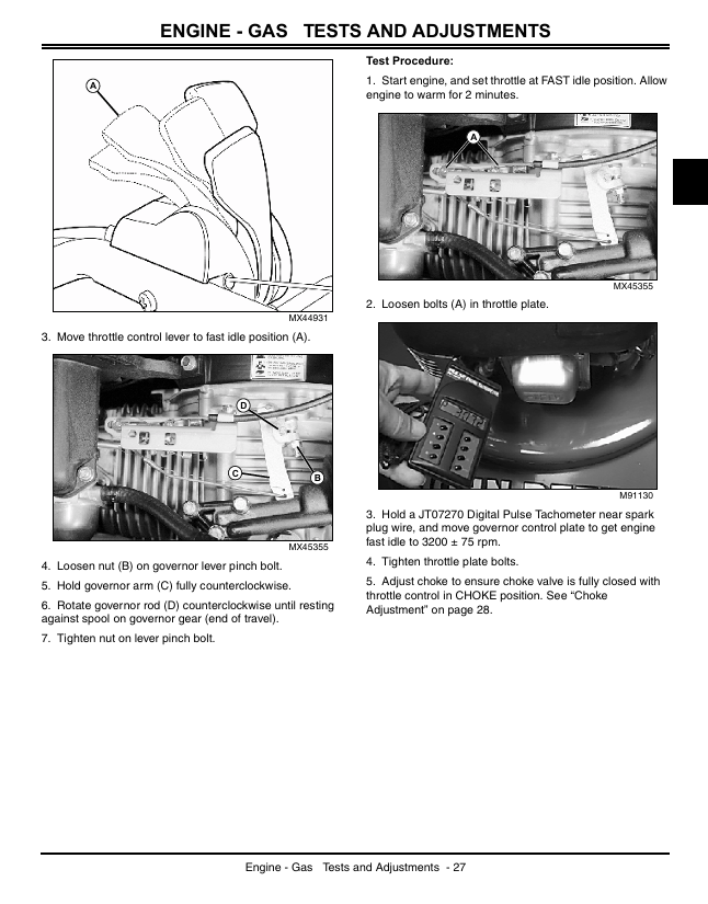 John Deere Commercial Walk-Behind Mower WE80 WE85 Technical Guide