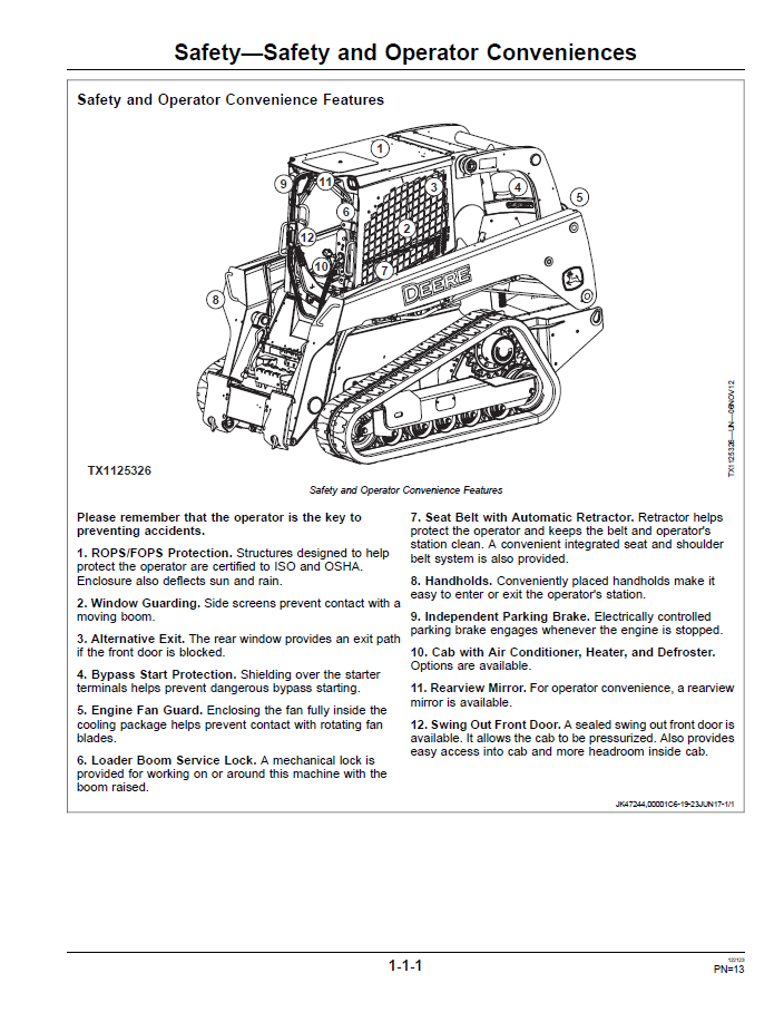 John Deere E Series Track Loader Guide – Complete OMT306304 Manual