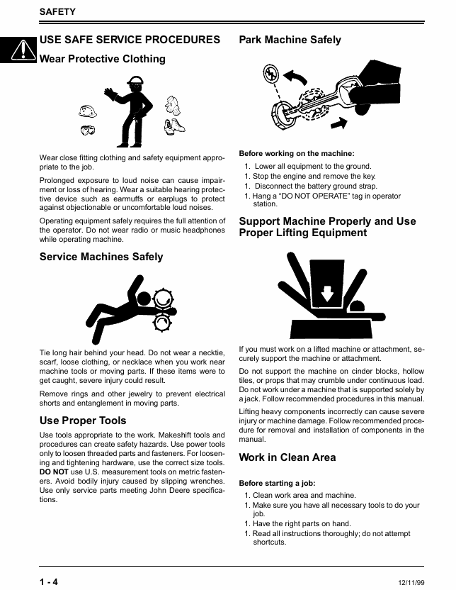 John Deere F735 Mower Maintenance and Troubleshooting Manual