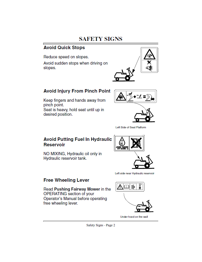 John Deere Fairway Mower OMMT2834: 3215A & 3235A User Manual