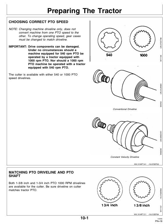 John Deere Flex-Wing Rotary Cutter Operator Manual 1517, 1518 & 2018 Models