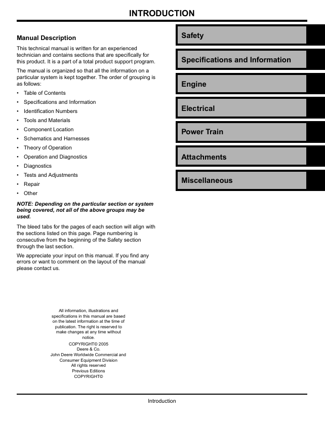 John Deere G15 Mower Service & Repair Manual TM2242 Download