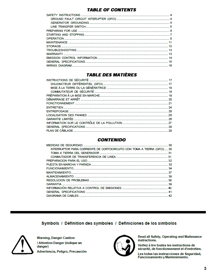 John Deere G2500K G4400K G5500K G5500KE User Manual OMPS02245