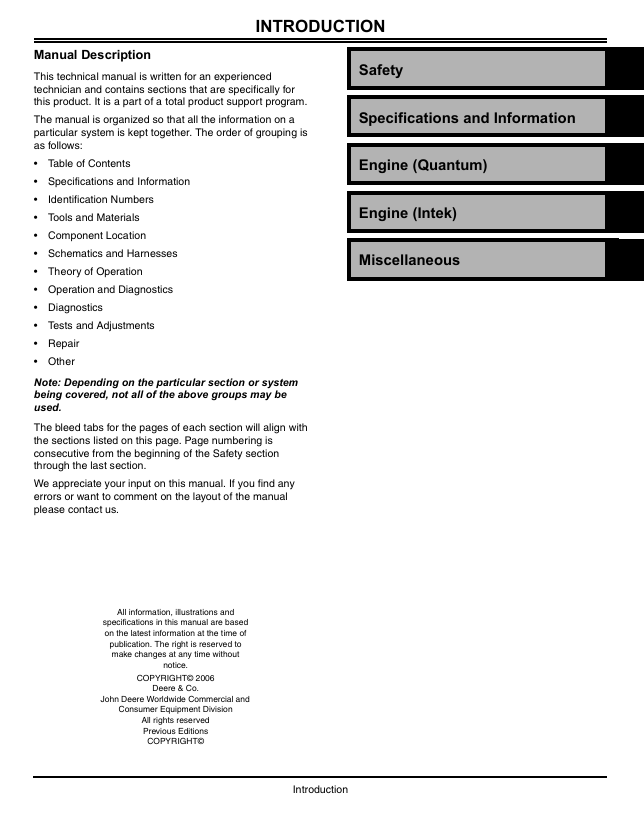 John Deere JS20 JS30 JS40 Repair & Service Manual TM1335