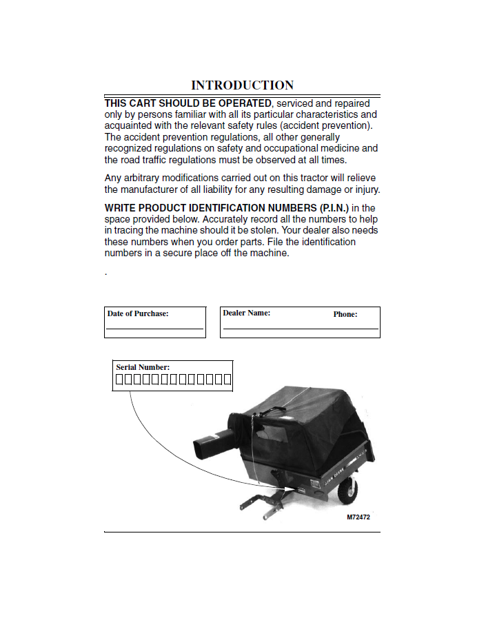 John Deere MC519 Material Collection System Maintenance Guide OMM122166