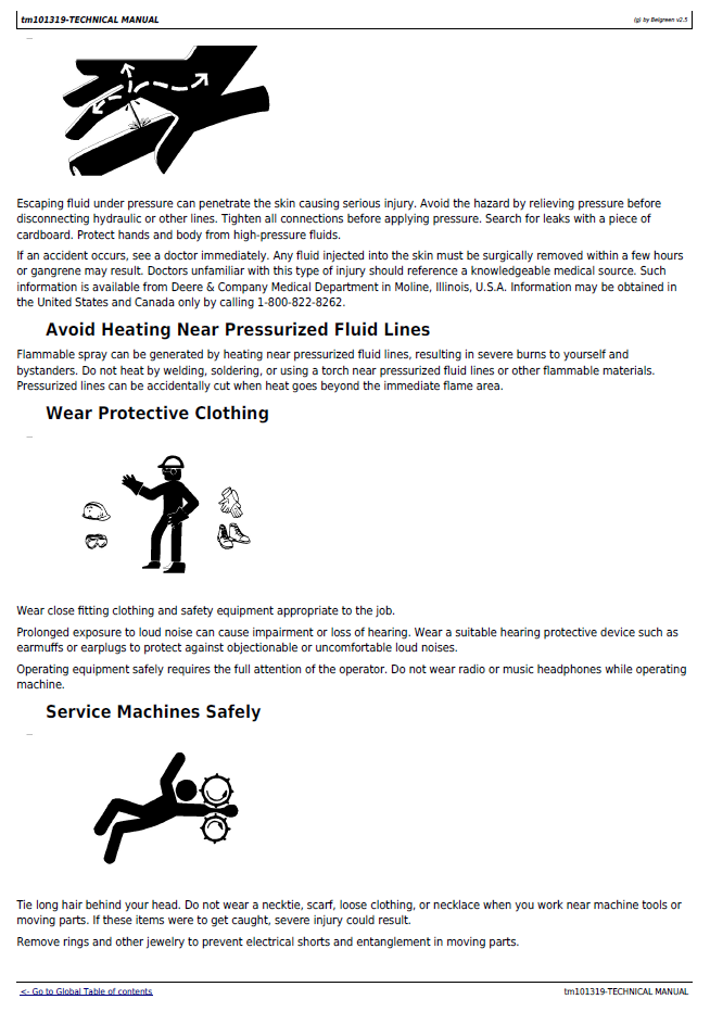 John Deere Mid-Frame ZTrak Mower Technical Service Manual TM101319