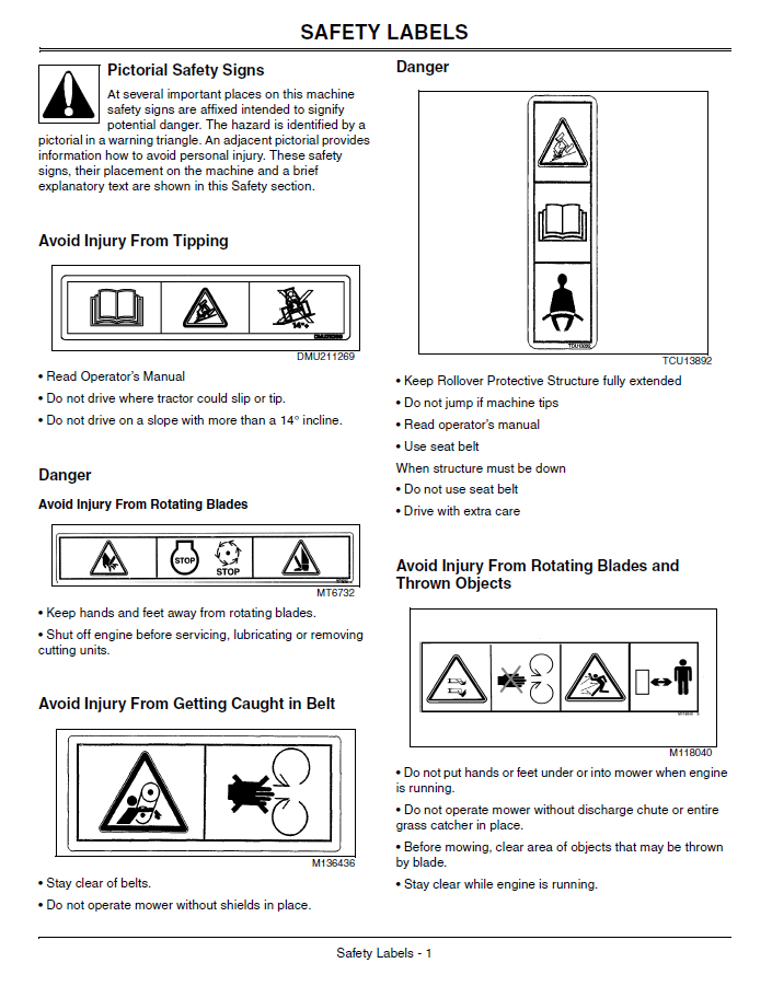 John Deere Mid-Mount Z-Trak™ 997 Operation & Maintenance Guide PDF