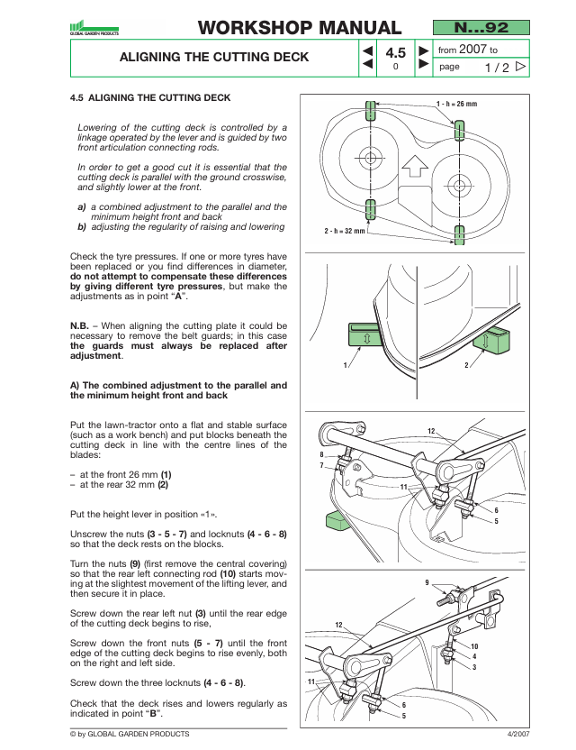 John Deere N92 Hydro Maintenance Manual TMLR135EN Guide