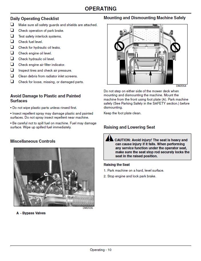 John Deere OMDMU211934 997 Commercial Mower Operator Handbook Download