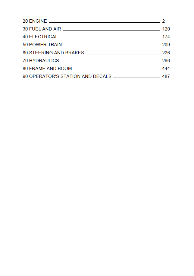 John Deere PC2690 240 Loader Skid-Steer Technical Manual PDF
