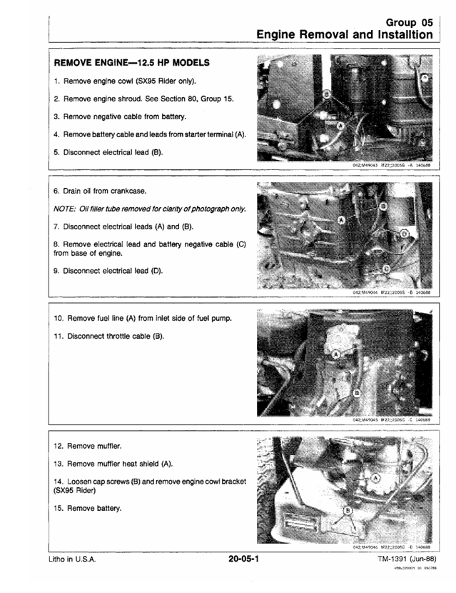 John Deere Riding Mower RX SX Series Maintenance Manual Download