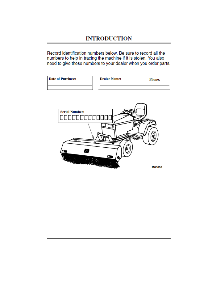 John Deere Rotary Broom Attachment User Manual Download PDF