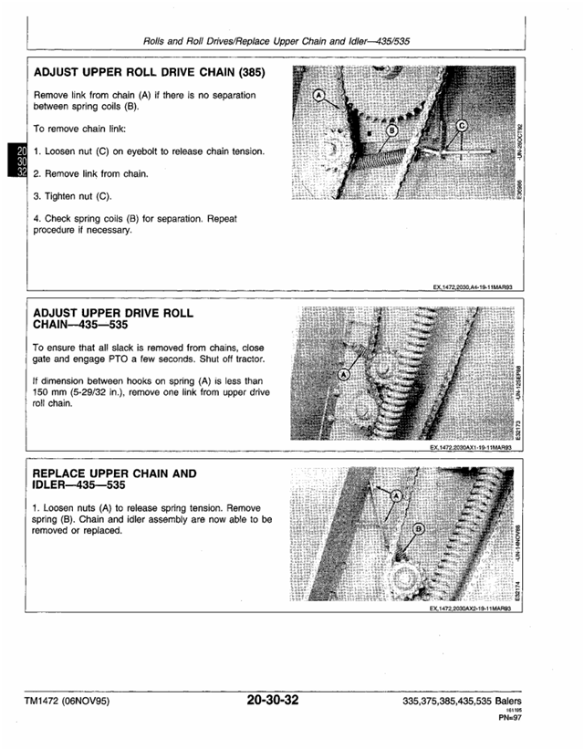 John Deere Round Baler TM1472 Technical Repair Manual PDF